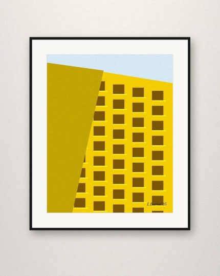 Façade jaune