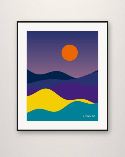 Sommets au crépuscule